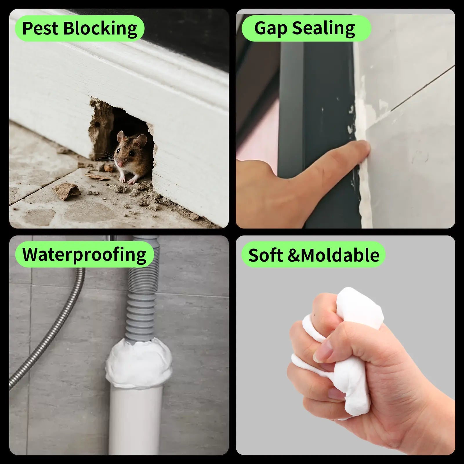 10Pcs Professional Sealant Clay - Anti-Insect Wall Hole Filler Mud🧱 - image 5