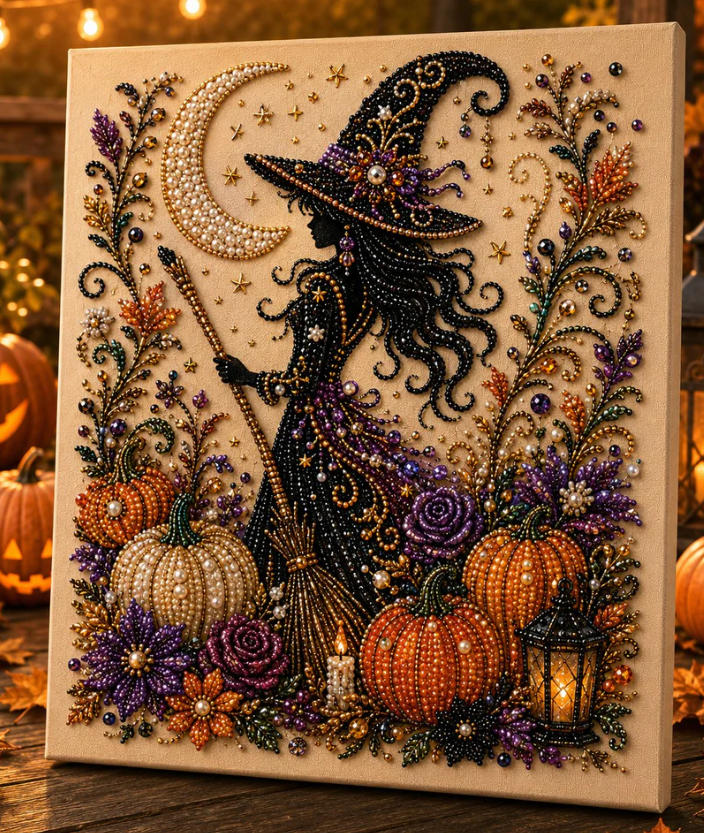✨Hot DIY Diamond Art Kit🎃 Create Your Own Spooky Halloween/Christmas Decoration