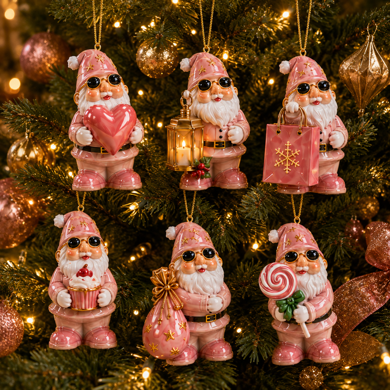✨24-Day Christmas Countdown Advent Calendar – Pink Dwarf Series