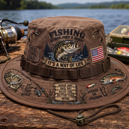 🇺🇸 Last Day Promo: 49% OFF 🎣 Fishing Is a Way of Life Boonie Hat - image 7