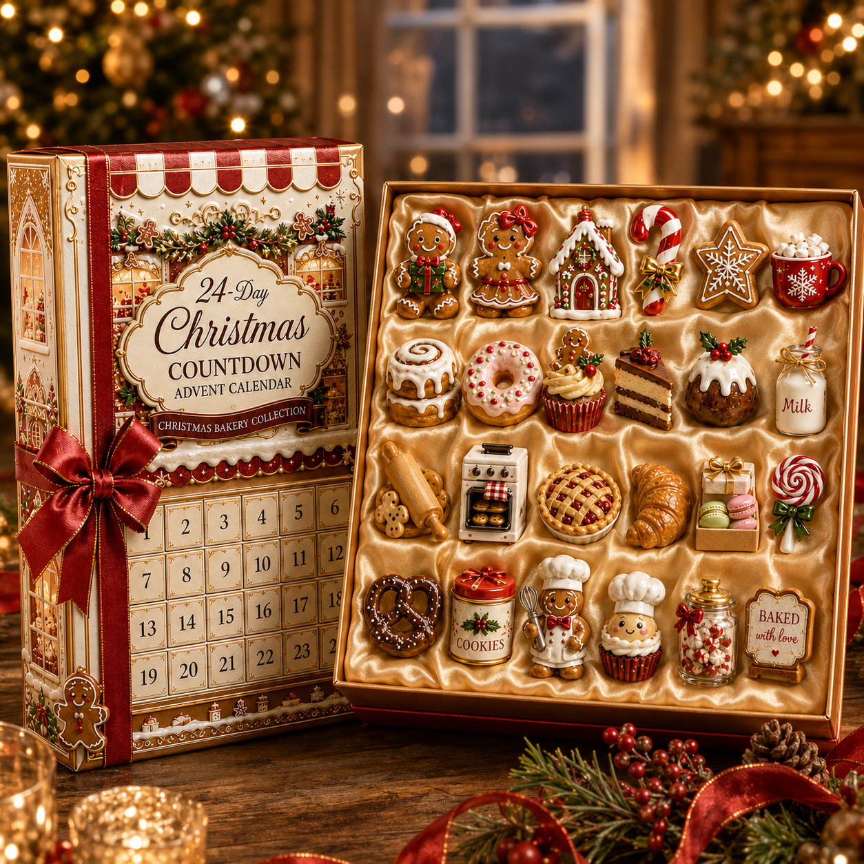 ✨24-Day Christmas Countdown Advent Calendar – Christmas Baking Collection