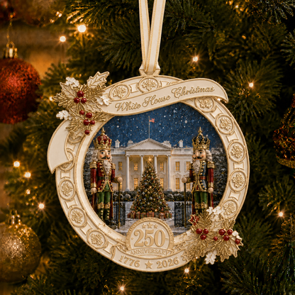 🔥Last 30pcs✨⏰ Limited anniversary edition✨49% OFF!🔥"The Nutcracker" 250th Anniversary Ornament—Guarding the White House