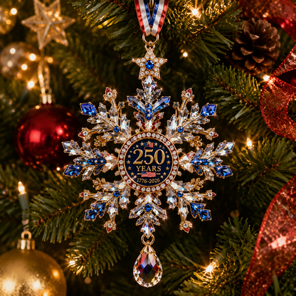 ✨ Limited anniversary edition✨⏰49% OFF!🔥High-quality crystal snowflake ornaments
