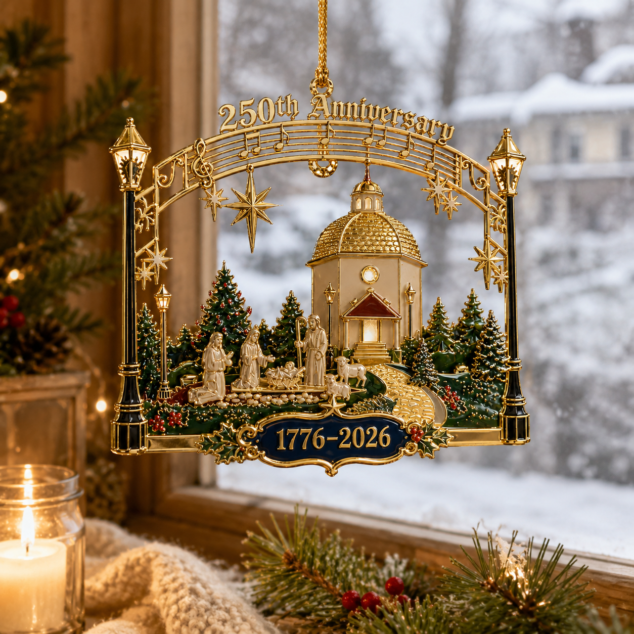 ✨250th Anniversary Nativity Scene Ornament