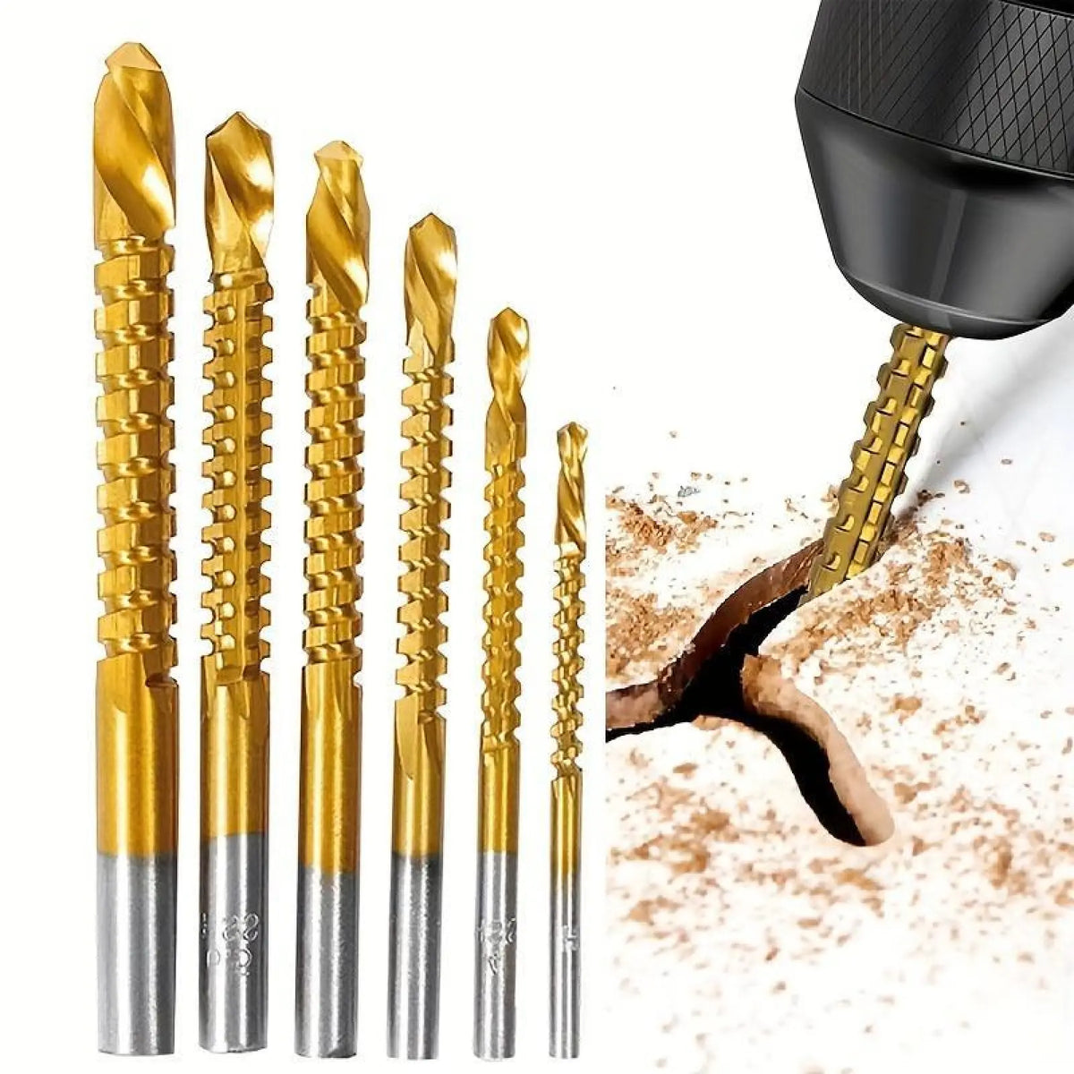 6Counts Metalworking Ideal For Drilling-Multi-use for boring, cutting and polishing⚙️ - image 9