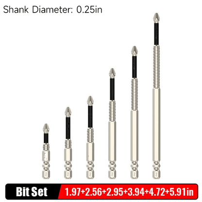 Magnet Anti Slip Screwdriver Bits for Dry Wall