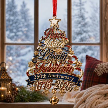 🎉250th Anniversary Christmas Tree Ornament