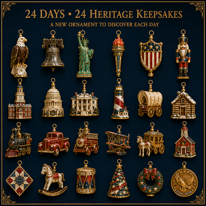 🔥Last 30pcs✨⏰ Limited anniversary edition✨49% OFF!🔥America 250th Anniversary Heritage Christmas Advent Calendar