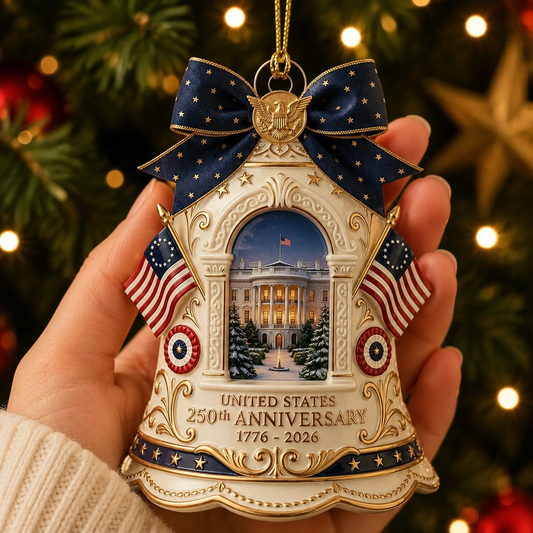 🔥Last 30pcs✨⏰ Limited anniversary edition✨49% OFF!🔥Limited-edition Christmas bell, 250th Anniversary Christmas Ornament