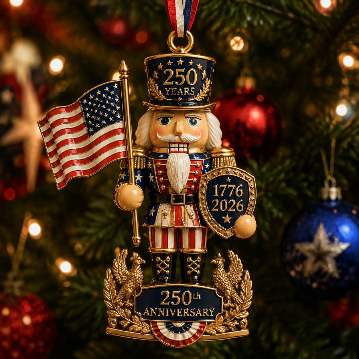 🔥Last 30pcs✨⏰ Limited anniversary edition✨49% OFF!🔥Nutcracker-themed Christmas tree ornament