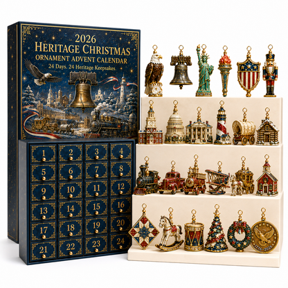 🔥Last 30pcs✨⏰ Limited anniversary edition✨49% OFF!🔥America 250th Anniversary Heritage Christmas Advent Calendar