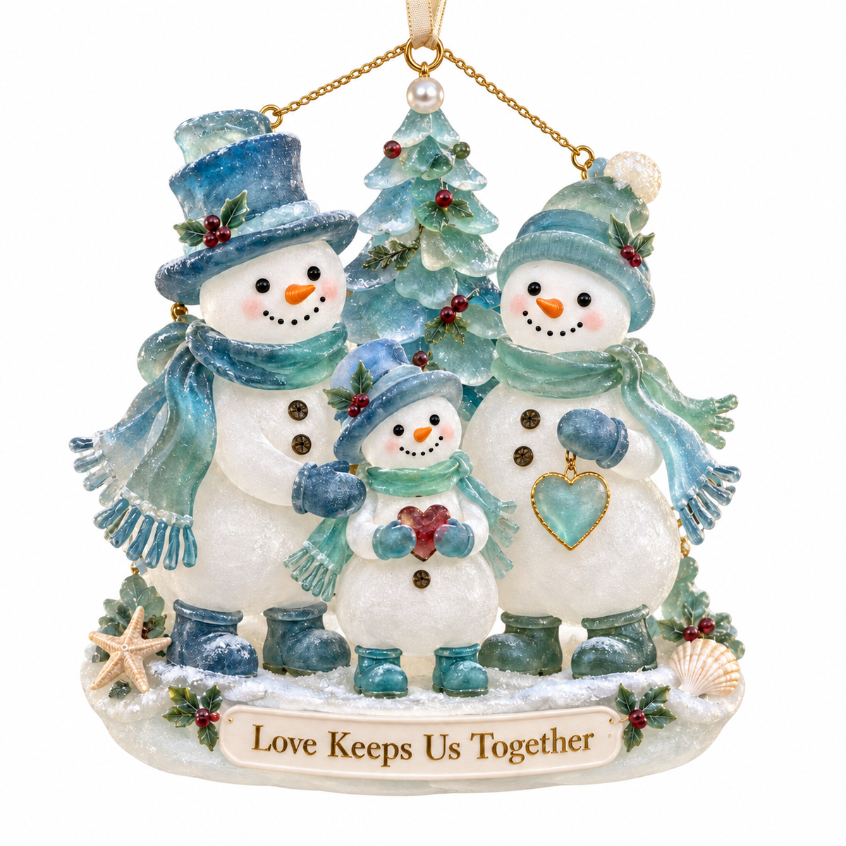 Coastal Snowmen Christmas Decor |  Lasting Love - image 24