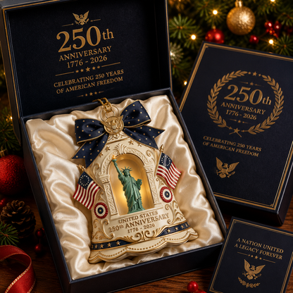 🔥Last 30pcs✨⏰ Limited anniversary edition✨49% OFF!🔥250th Anniversary Limited Edition Bell Christmas Tree Ornament