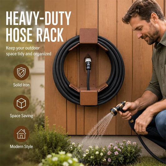 💯📢📢50% OFF !! ⏰Wall Mounted Iron Garden Hose Holder - image 1
