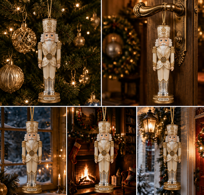 🔥Last 30pcs✨⏰ Limited anniversary edition✨49% OFF!🔥2026 America 250th Anniversary Ivory & Gold Nutcracker Ornament