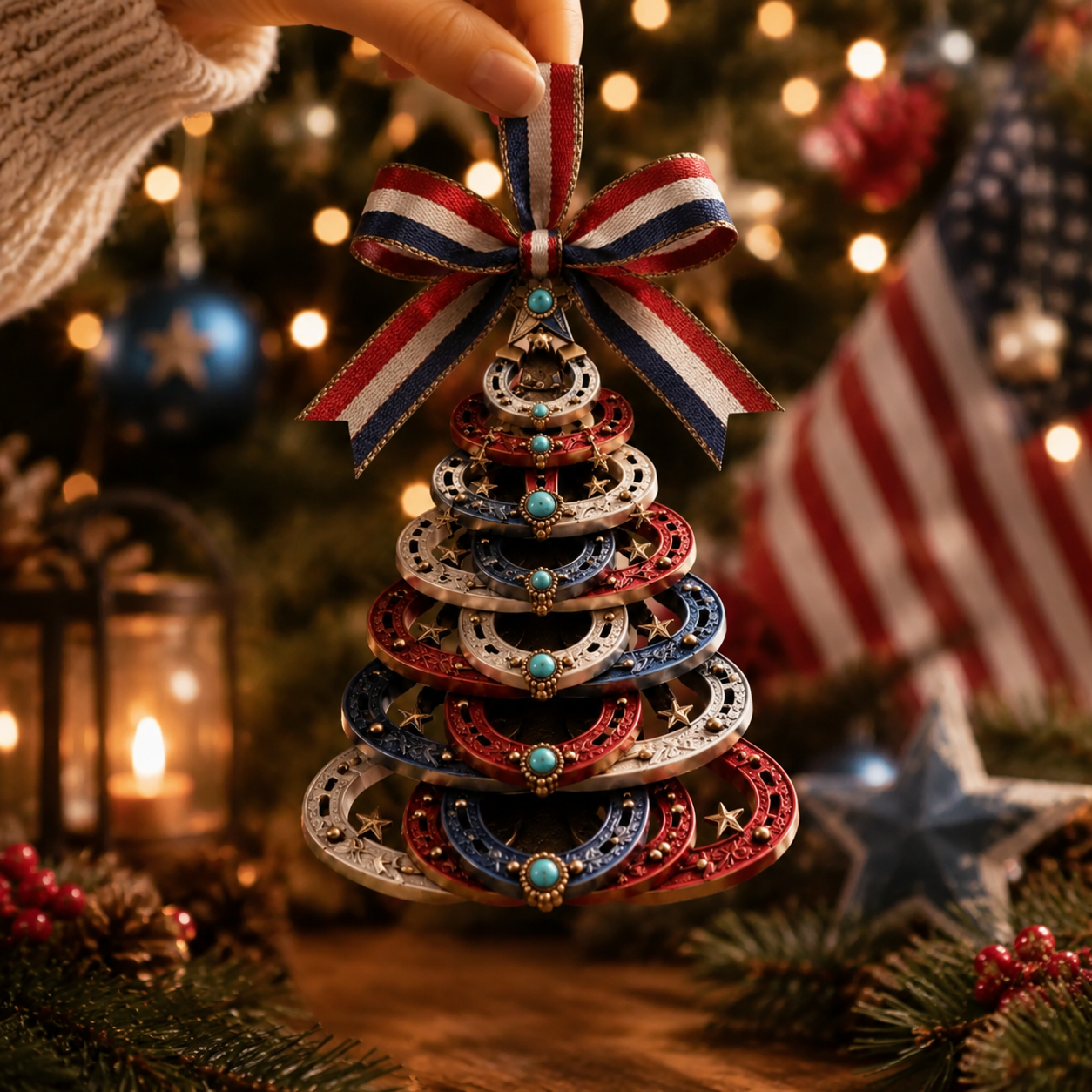 ⏰LIMITED TIME 49% OFF!🔥🎄 US 250th Anniversary Christmas Ornament