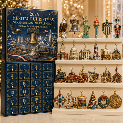 🔥Last 30pcs✨⏰ Limited anniversary edition✨49% OFF!🔥America 250th Anniversary Heritage Christmas Advent Calendar