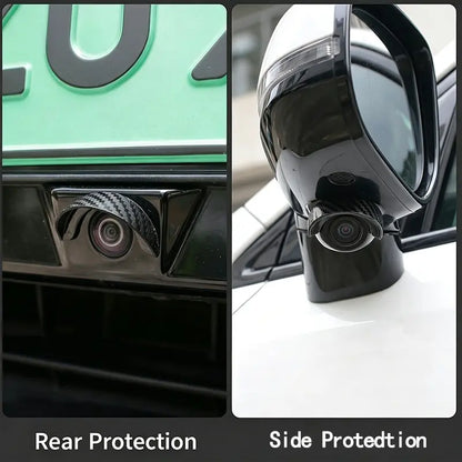 2PCS Car Reverse Camera Rain Cover, Anti‑Fog Waterproof Protection Hood, Carbon Fiber Texture🛡️ - image 8