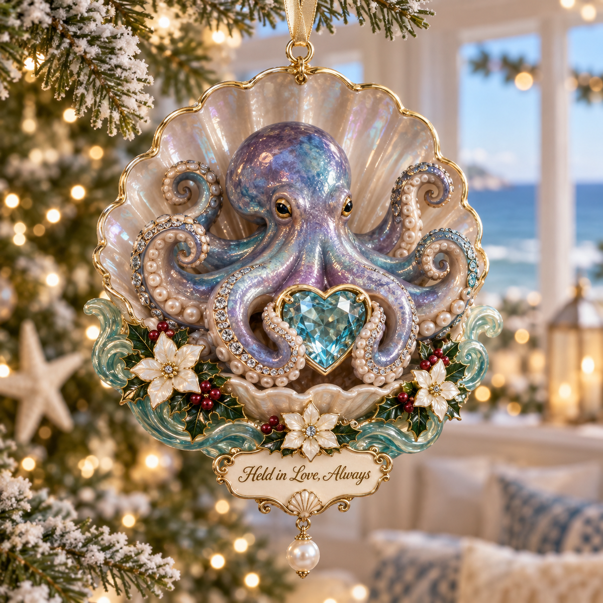 "Ocean Treasures" – Marine Life Christmas Commemorative Ornament - image 9