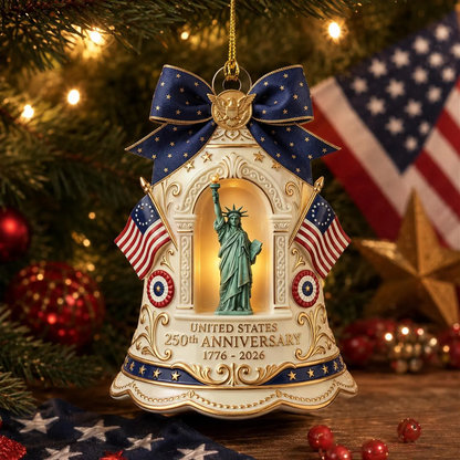 🔥Last 30pcs✨⏰ Limited anniversary edition✨49% OFF!🔥250th Anniversary Limited Edition Bell Christmas Tree Ornament