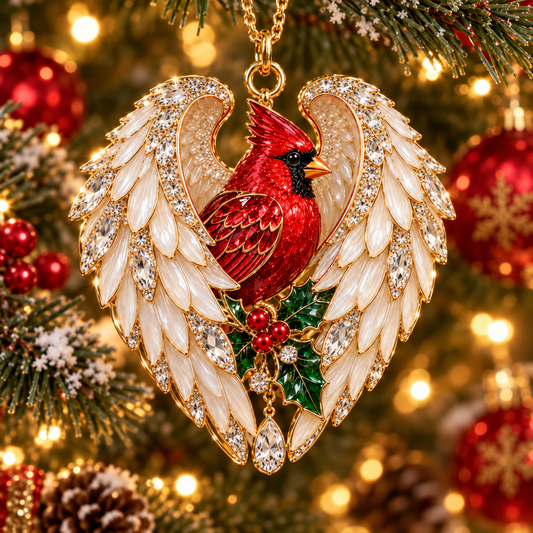 Cardinal Christmas Ornament –  Red Bird Holiday Keepsake, Meaningful Memorial Gift for Family & Loved Ones - image 1