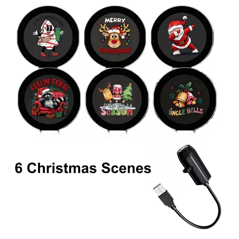 ✨Plug-&-Play HD Christmas Projector – 6 or 10 Festive Scenes(📦Buy 2 Free Shipping) - image 4