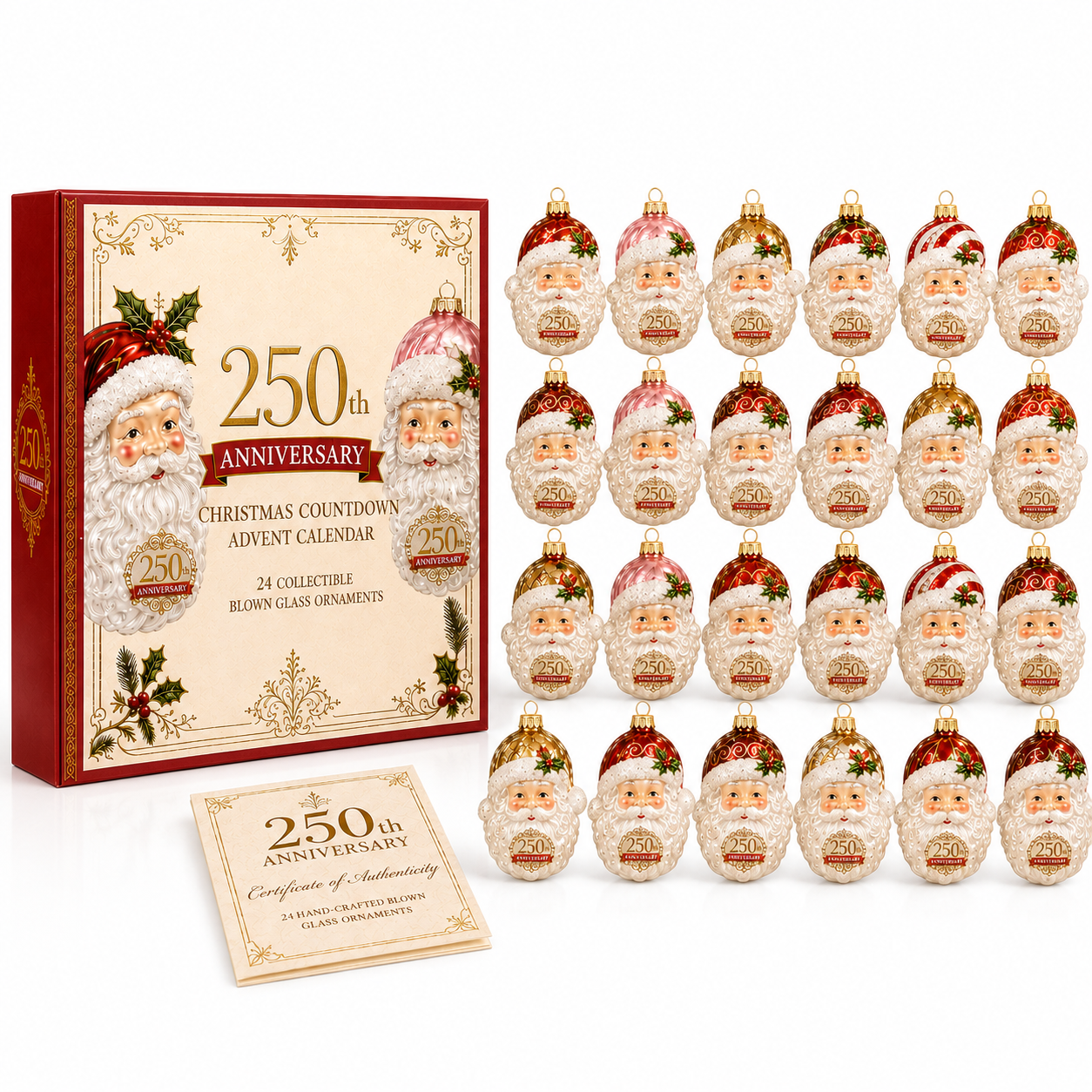 🔥Santa Claus  Christmas 24-Day Countdown Calendar