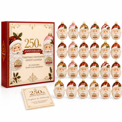 🔥Santa Claus  Christmas 24-Day Countdown Calendar