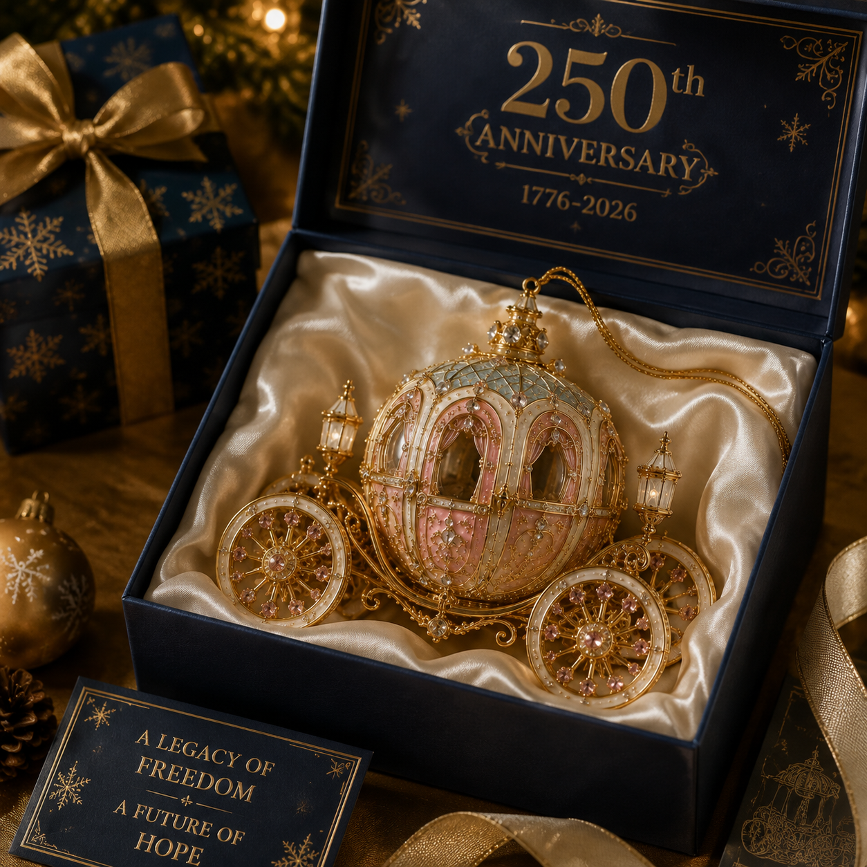 🔥Last 30pcs✨⏰ Limited anniversary edition✨49% OFF!🔥Carriage-shaped Christmas tree ornament