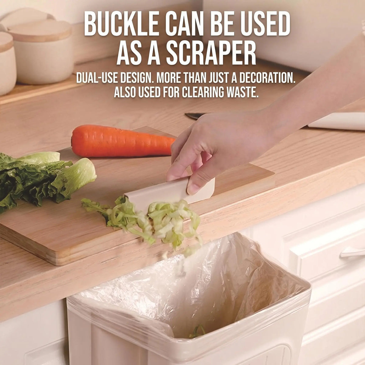 2026 New Hanging Bin for Kitchen Cabinet Doors, Plastic Folding Garbage Bin for Cabinet🗑️ - image 8