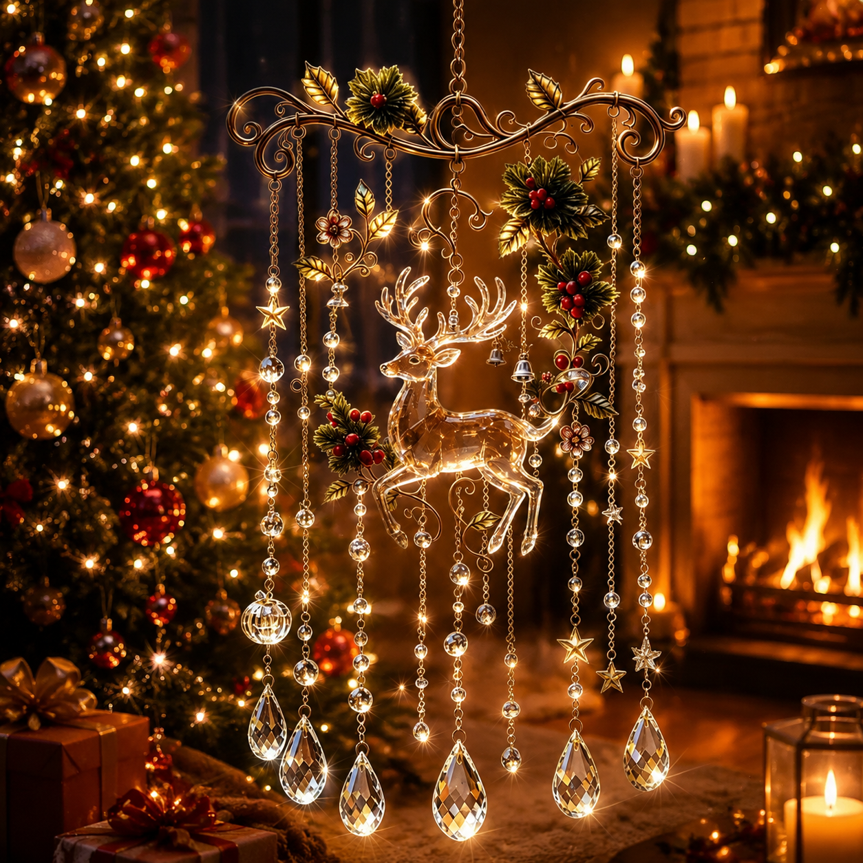 ⏰LIMITED TIME 49% OFF!🔥 -High-quality handmade Christmas window decorations