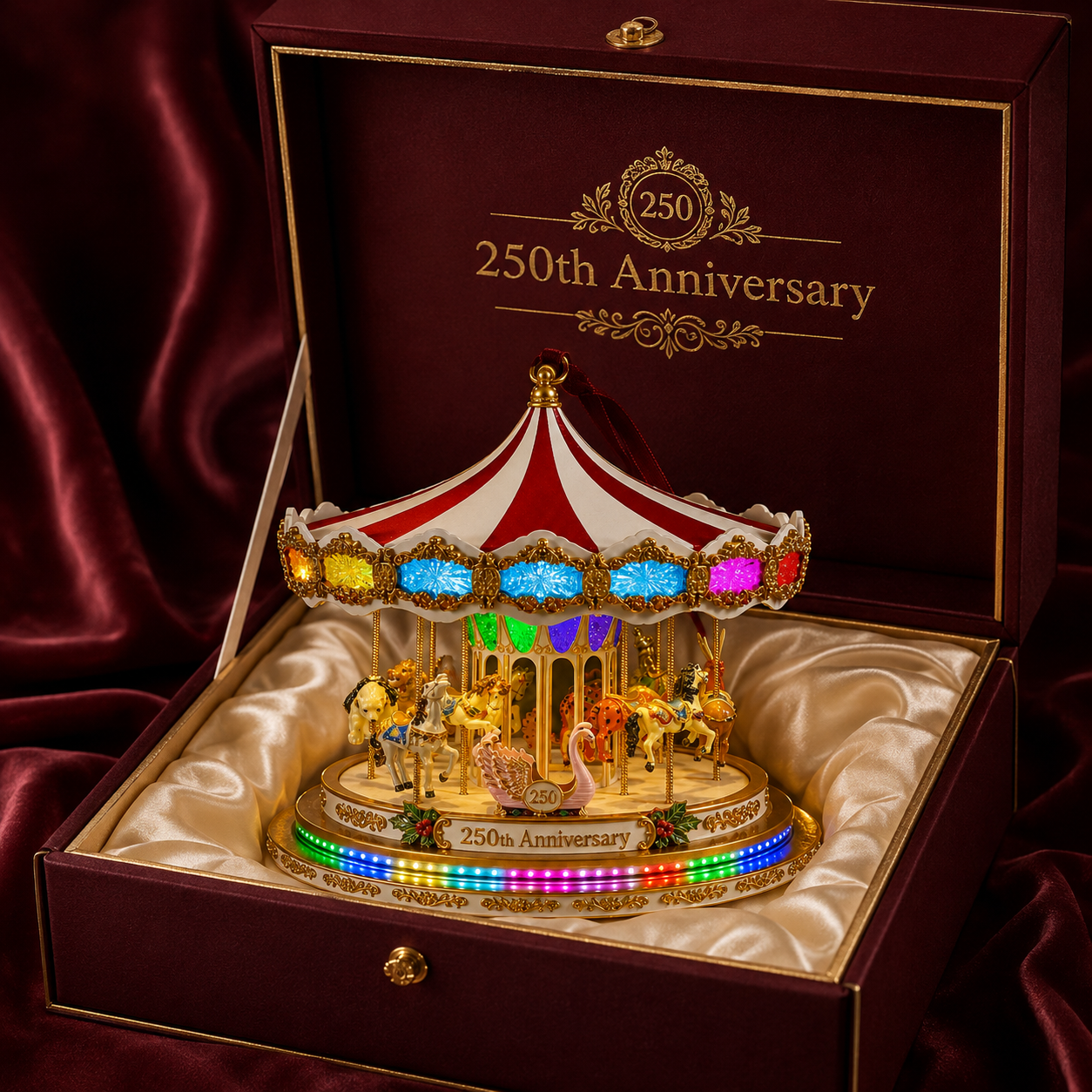 ✨250th Anniversary Carousel Christmas Tree Ornament