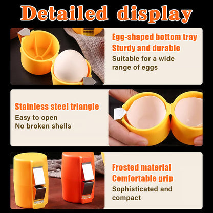 🎊Stainless Steel Egg Opener – Crack, Cut, and Separate Eggs Easily🍳 - image 17