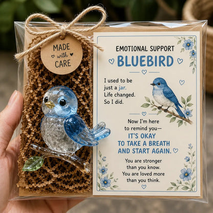 💖💌 Emotional Support Glass Animal Gift Set | 7 Meaningful Designs with Encouragement Card & Gift-Ready Packaging ✨