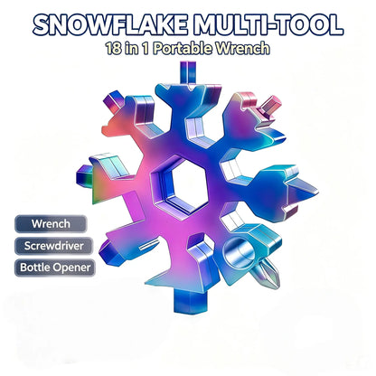 Viral 18‑in‑1 Snowflake Multi‑tool Stainless Steel Portable Wrench ❄️ - image 10