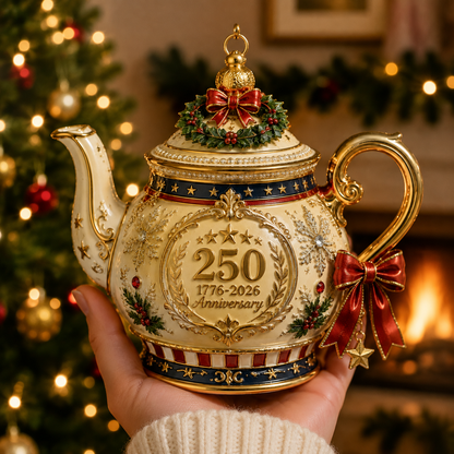 🔥Last 30pcs✨⏰ Limited anniversary edition✨49% OFF!🔥250th Anniversary Teapot Christmas Ornament