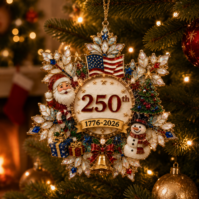 ❤️🔥Snowflake Christmas tree ornament