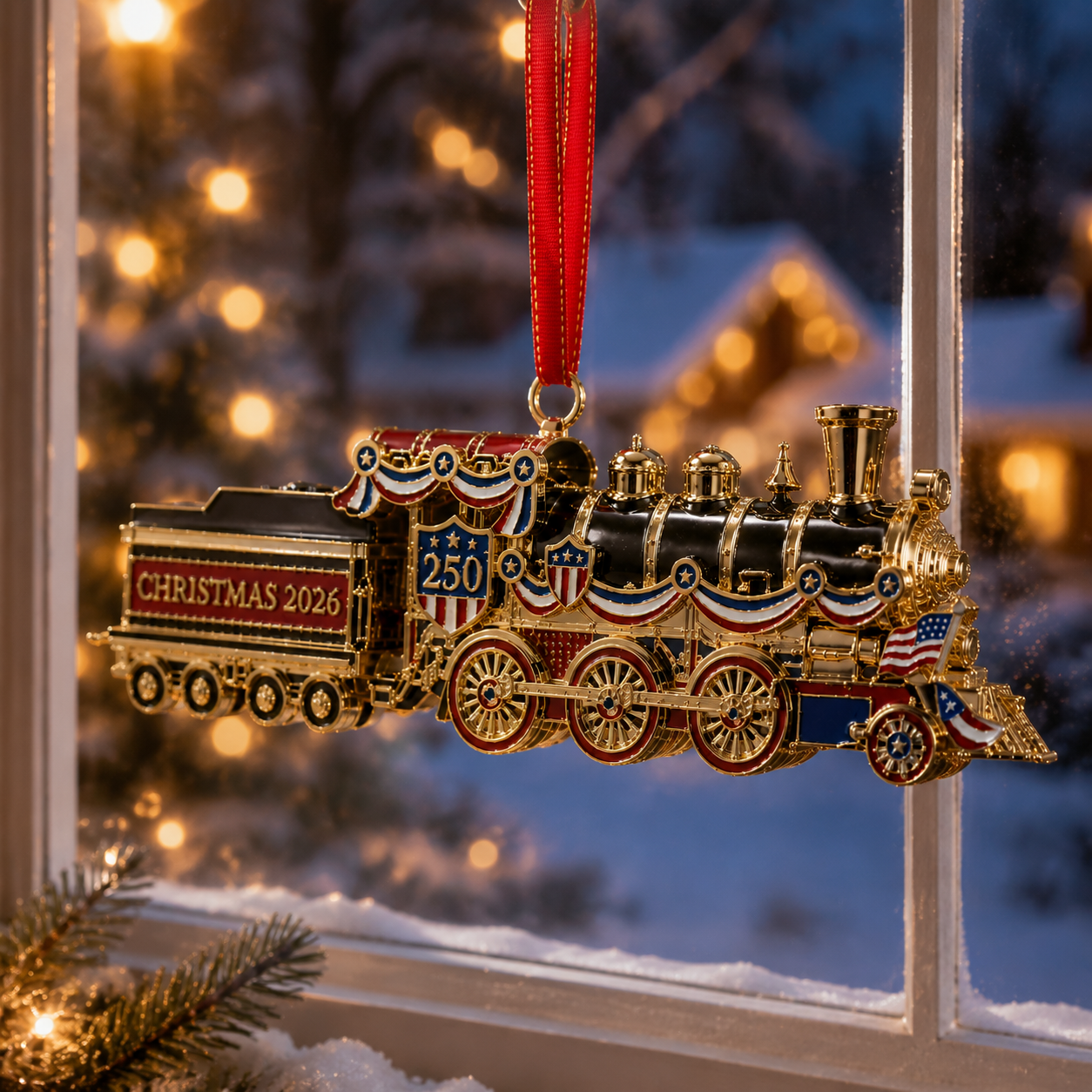 🔥Last 30pcs✨⏰ Limited anniversary edition✨49% OFF!🔥250th Anniversary Edition Christmas Train Ornament
