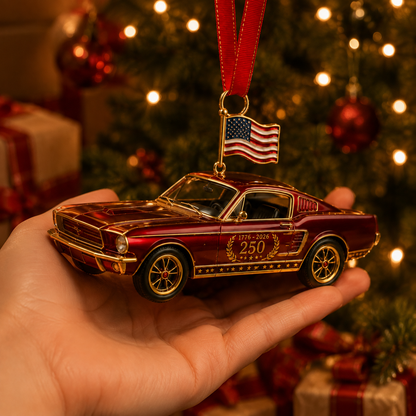 🔥Last 30pcs✨⏰ Limited anniversary edition✨49% OFF!🔥250th Anniversary Vintage Red Car Ornament
