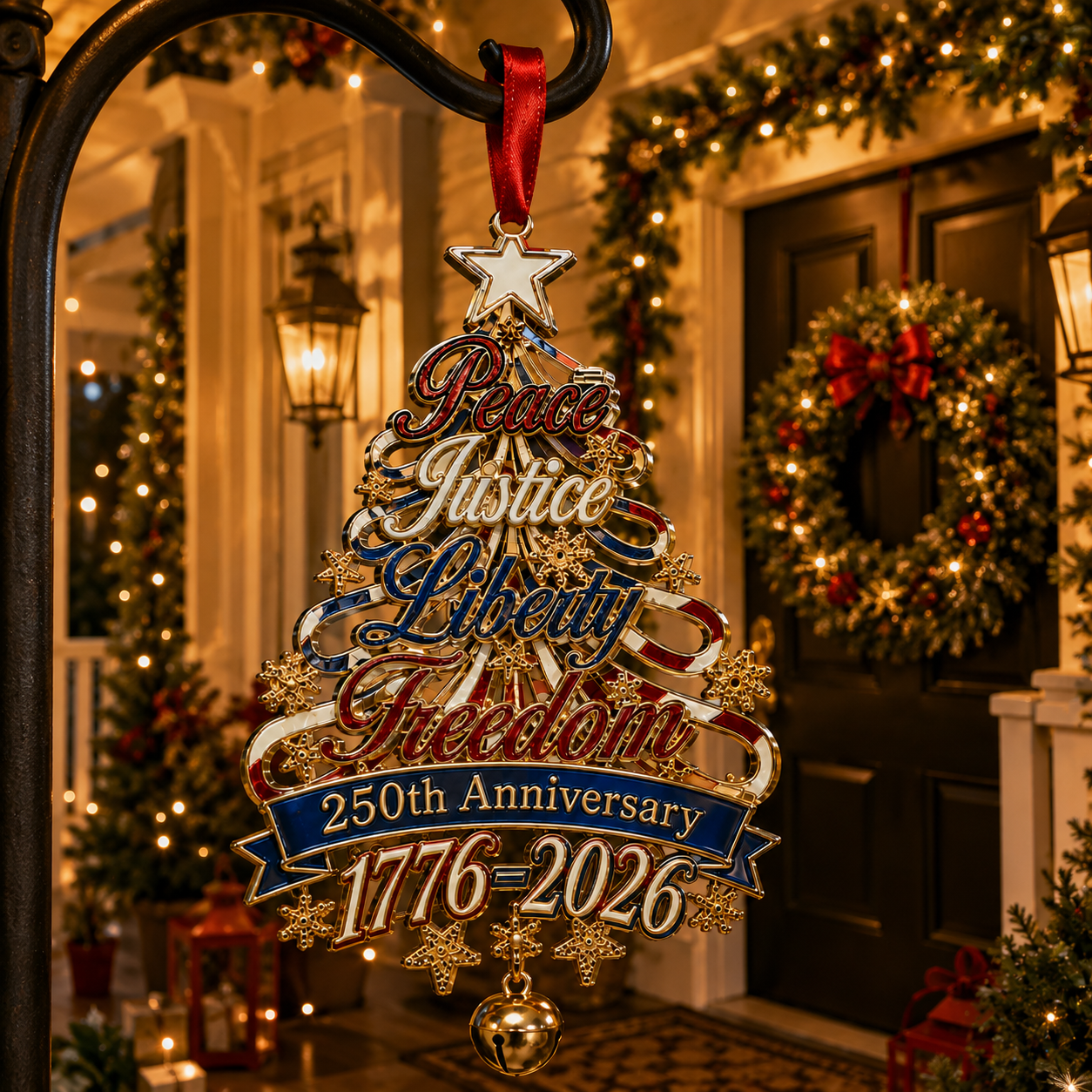 🎉250th Anniversary Christmas Tree Ornament