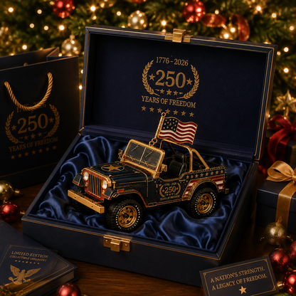 🔥Last 30pcs✨⏰ Limited anniversary edition✨49% OFF!🔥250th Anniversary Vintage Pickup Truck Christmas Ornament