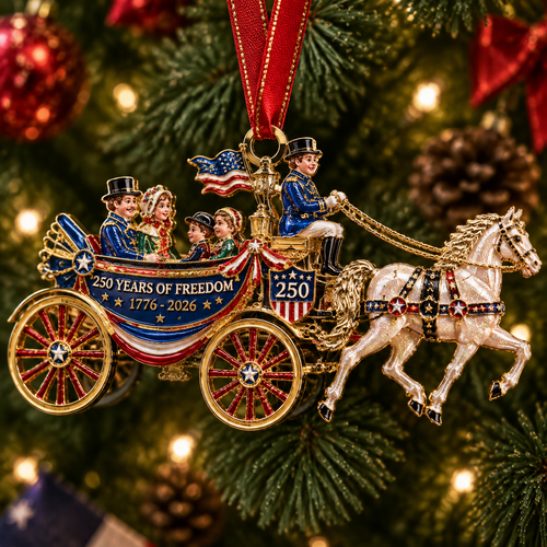 🔥Last 30pcs✨⏰ Limited anniversary edition✨49% OFF!🔥250th Anniversary Edition "Journey of Freedom" Golden Carriage