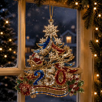 🔥Last 30pcs✨⏰ Limited anniversary edition✨49% OFF!🔥250th Anniversary Crystal Christmas Tree