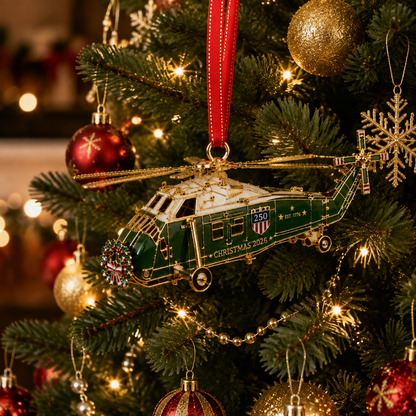 🔥Last 30pcs✨⏰ Limited anniversary edition✨49% OFF!🔥250th Anniversary Edition Helicopter Ornament