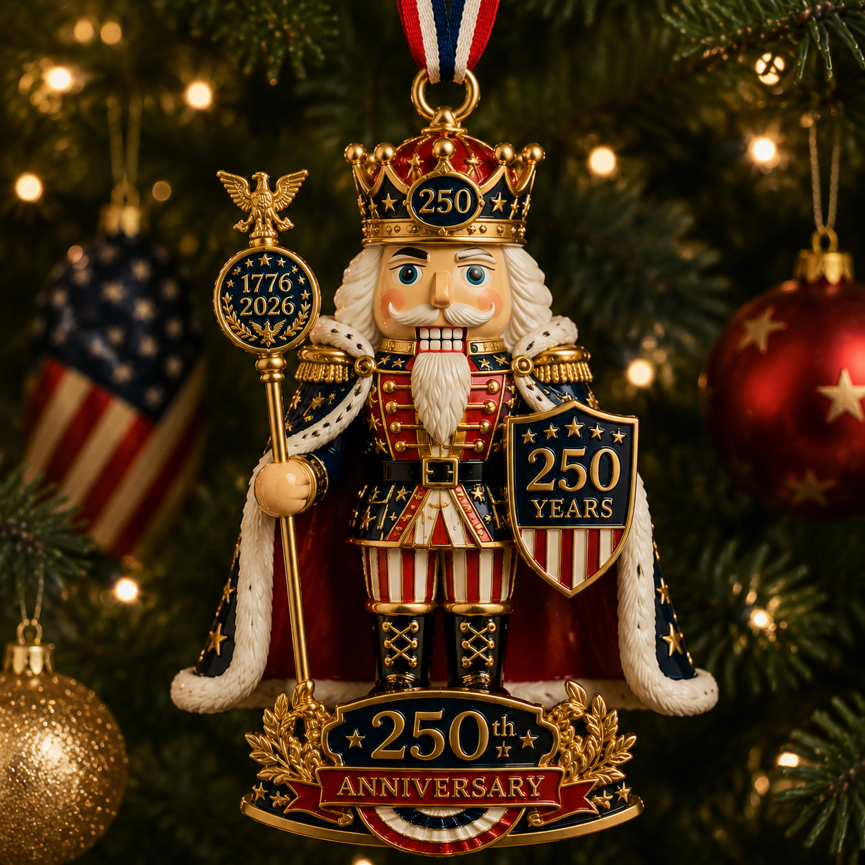 🔥Last 30pcs✨⏰ Limited anniversary edition✨49% OFF!🔥Nutcracker-themed Christmas tree ornament