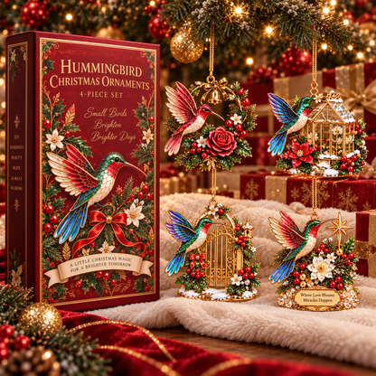 Hummingbird Christmas Ornament  –  Festive Bird Keepsake Collection, Elegant Holiday Gift for Mom, Grandma & Hummingbird Lovers - image 13