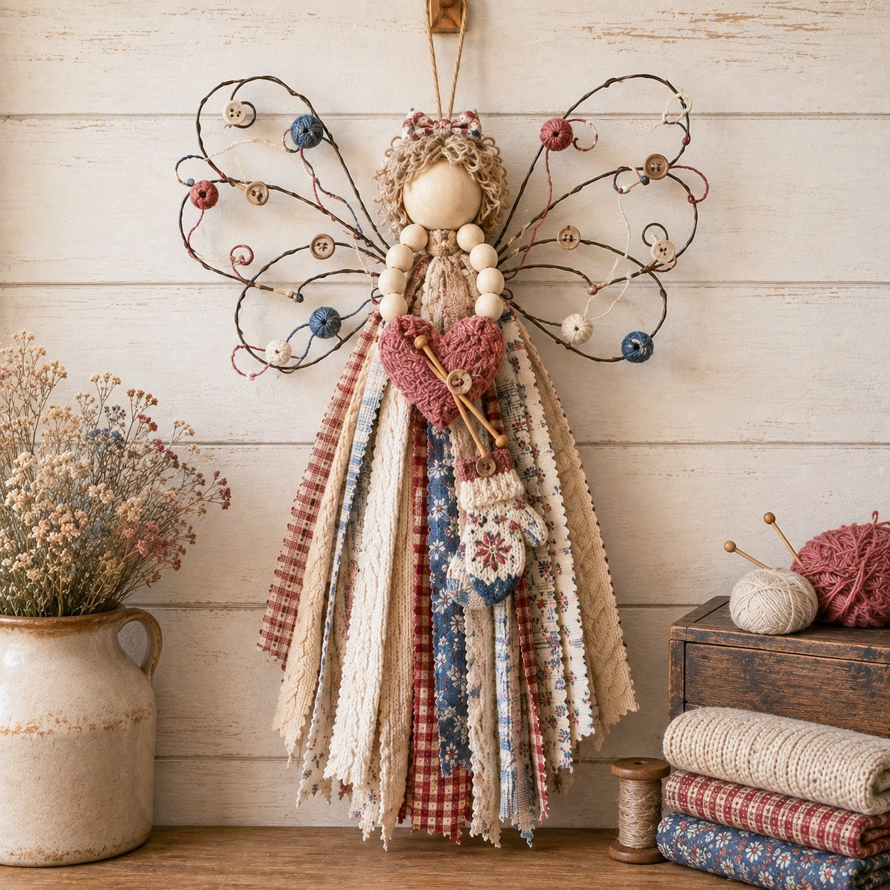 🔥Last Day 49% OFF - 🪽 Angel Fabric Hanging DIY Kit - image 2