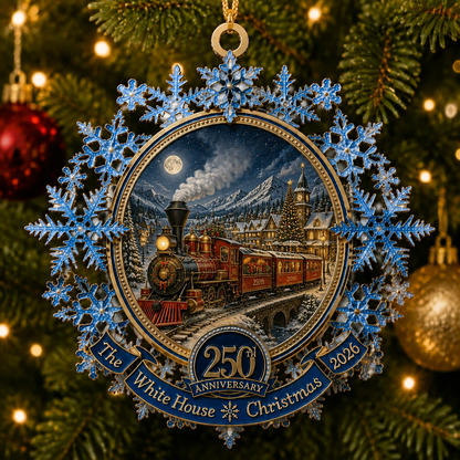 🔥Last 30pcs✨⏰ Limited anniversary edition✨49% OFF!🔥Blue Snowflake Christmas Tree Ornament