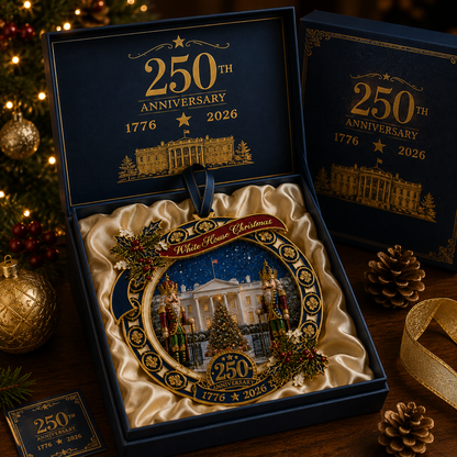 🔥Last 30pcs✨⏰ Limited anniversary edition✨49% OFF!🔥"The Nutcracker" 250th Anniversary Ornament—Guarding the White House