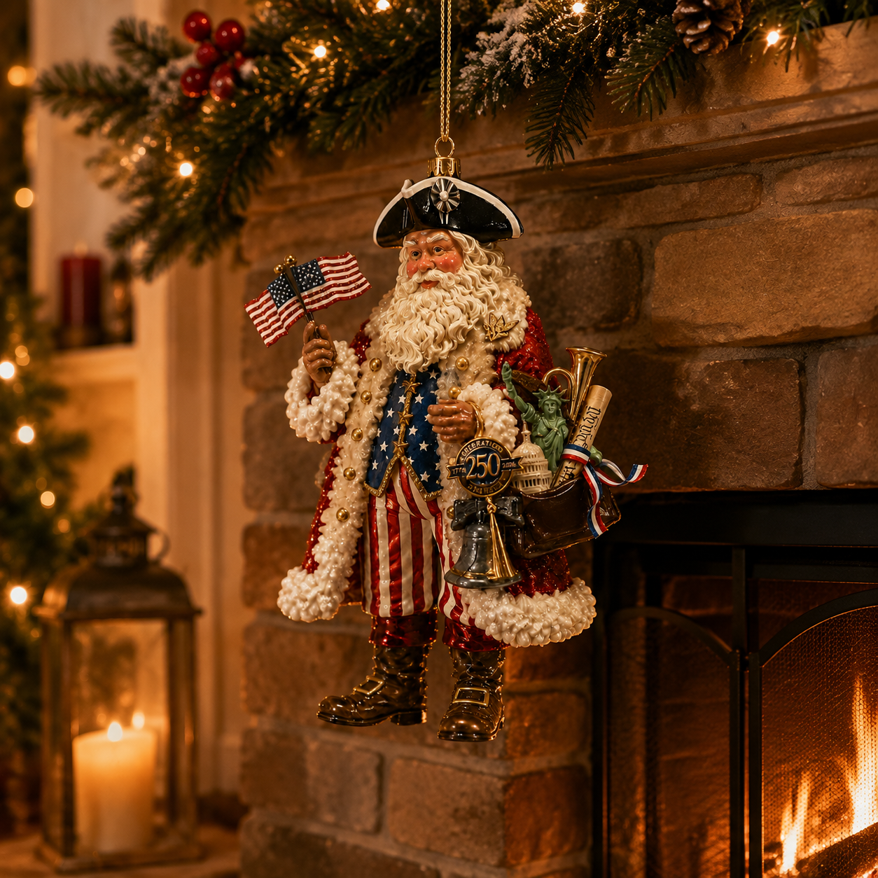 🔥Last 30pcs✨⏰ Limited anniversary edition✨49% OFF!🔥250th Anniversary Santa Claus Christmas Tree Ornament